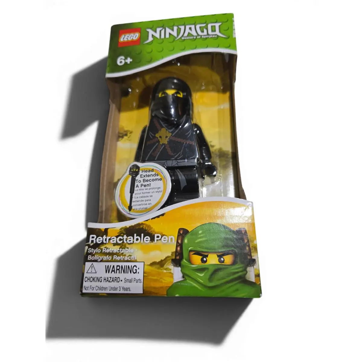 Ultra Rare Lego Cole Retractable Pen Ninjago Masters Of Spinjitzu