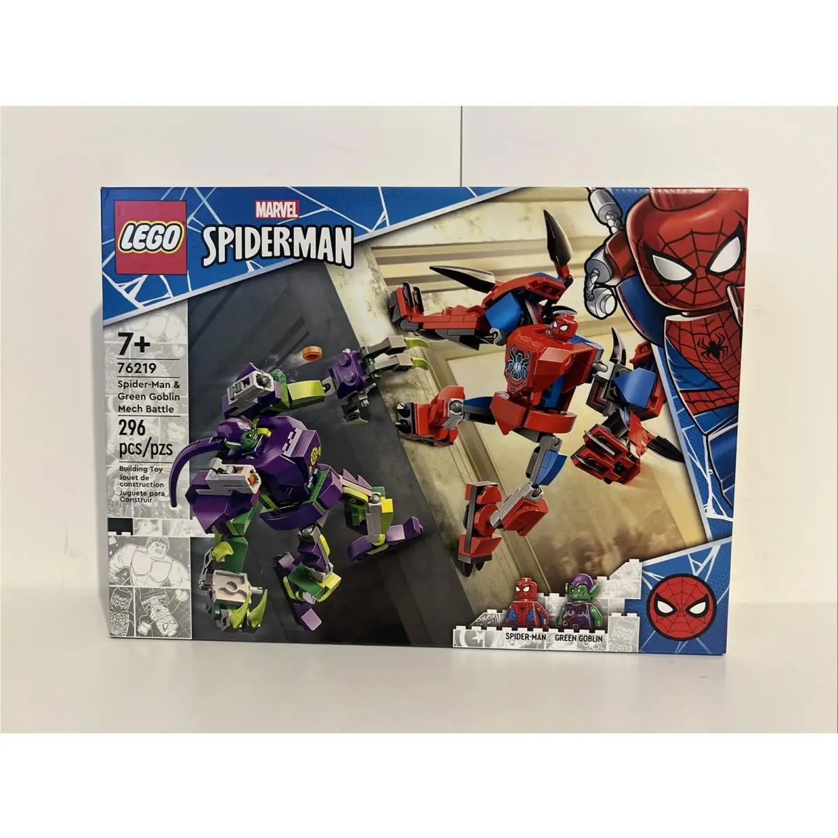 Lego Marvel Spider-man Green Goblin Mech Battle 76219