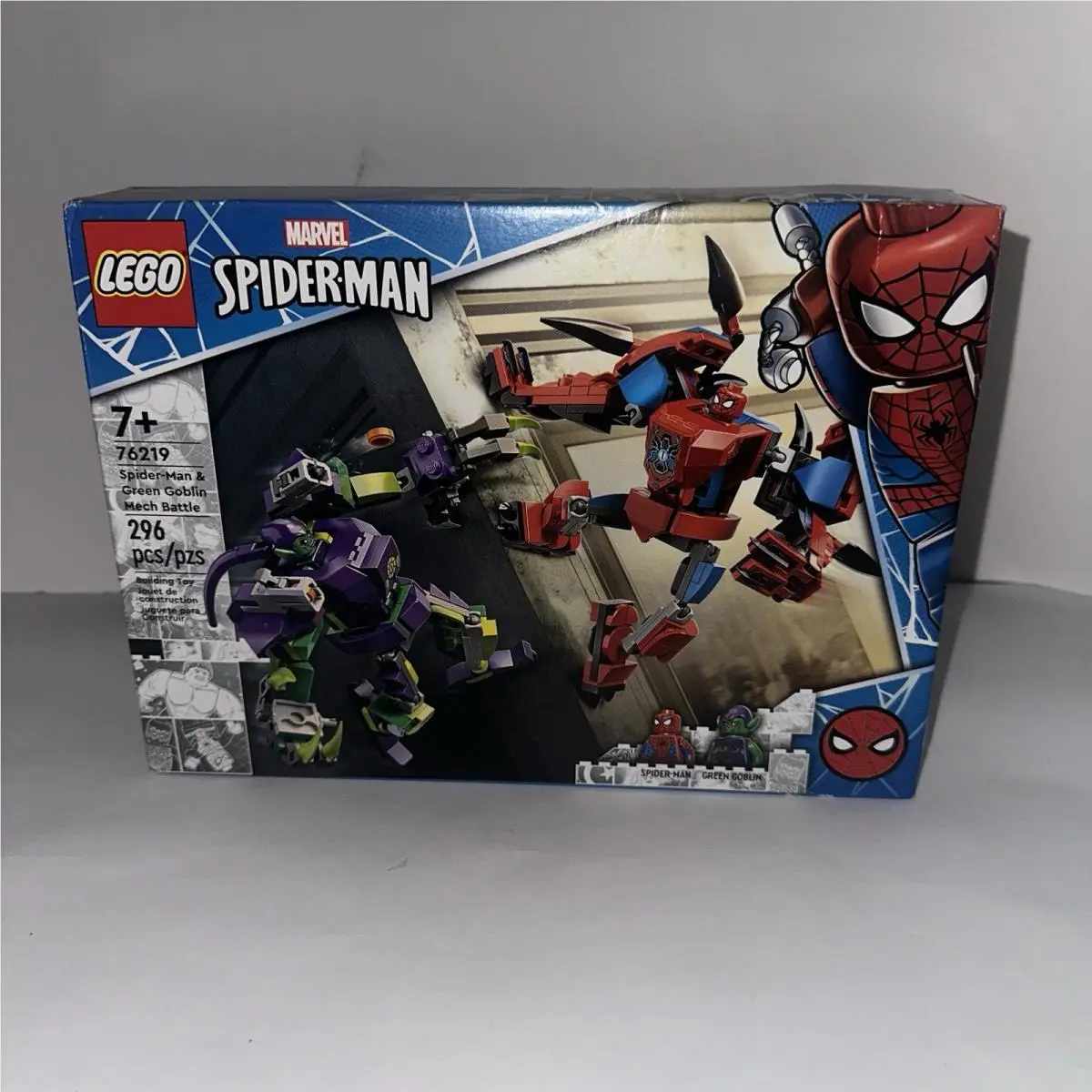 Lego Marvel Spider-man Green Goblin Mech Battle 76219