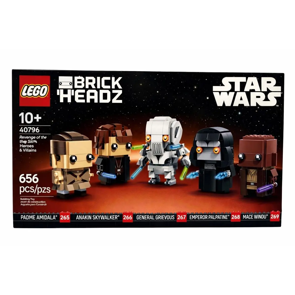 Lego Brickheadz Star Wars Revenge Of The Sith Heroes Villains 40796