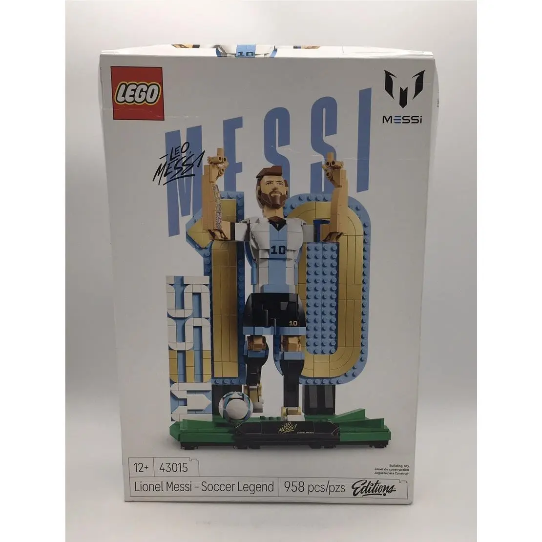 Lego Editions Lionel Messi Soccer Legend Building Set 43015 958 Pieces