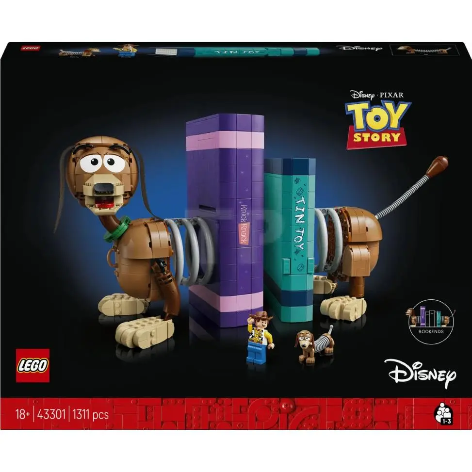 Lego Disney and Pixar Toy Story Slinky Dog Bookends 43301 Building Toy Set