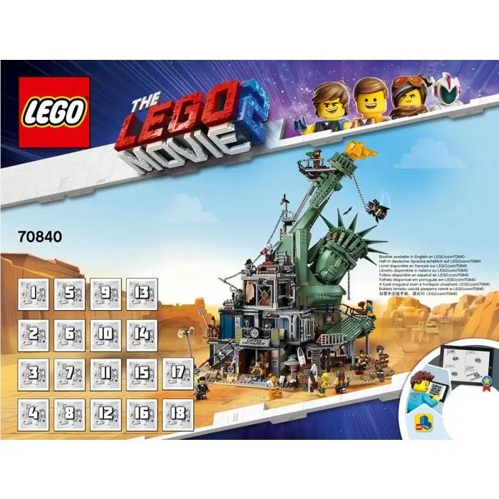 Lego Instructions Only The Lego Movie 70840 Set Not Included Ins. 2