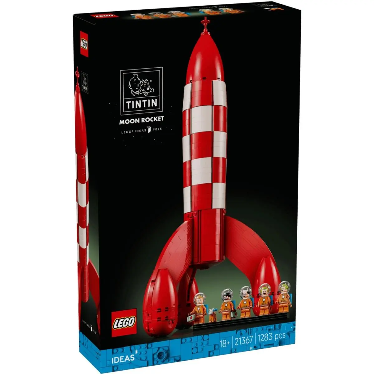 Lego Ideas 075 Tintin Moon Rocket 21367 In Hand