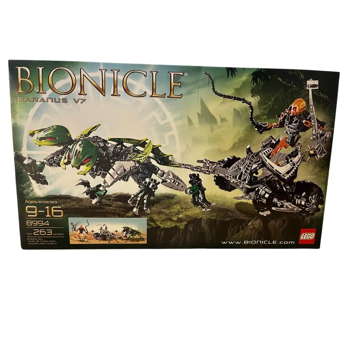 Lego Bionicle 8994 Baranus V7 Retired Mint Box Rare