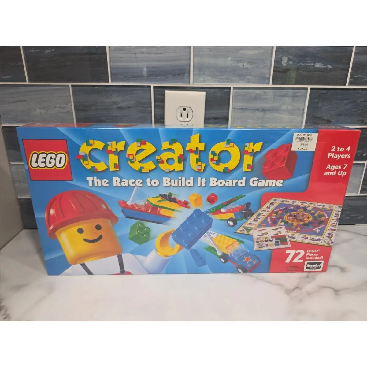 Lego Creator The Race to Build it Board Game Roaseart 1999 Vintage