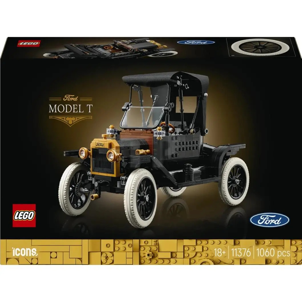 Lego Icons Ford Model T 11376 Collectible Building Toy Set Gift