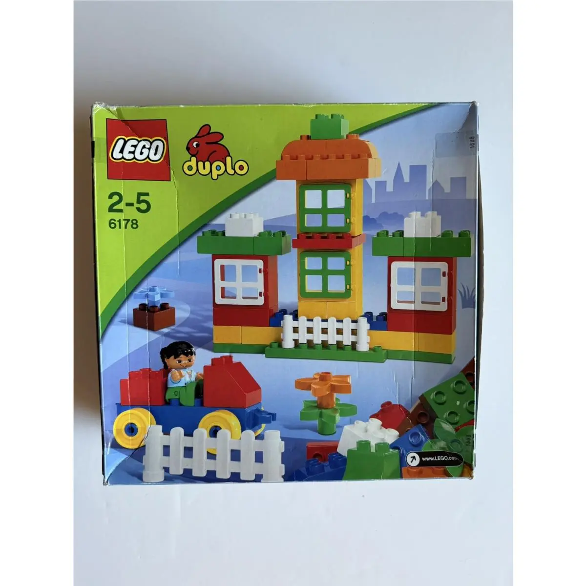 Lego Duplo 6178 My Town House Car Tree Window Flower Play Retired