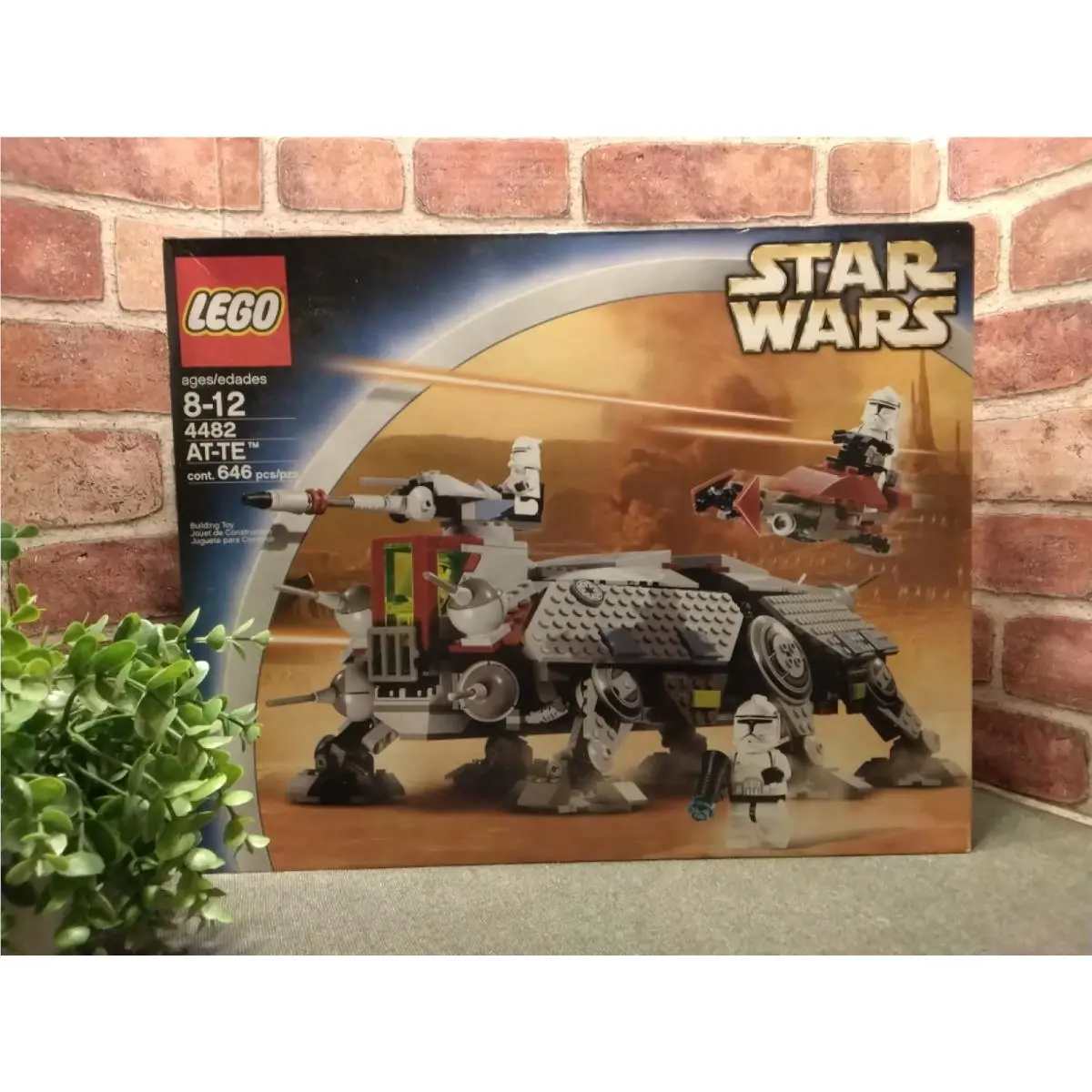 Vintage 2003 Lego 4482 Rare Star Wars At-te