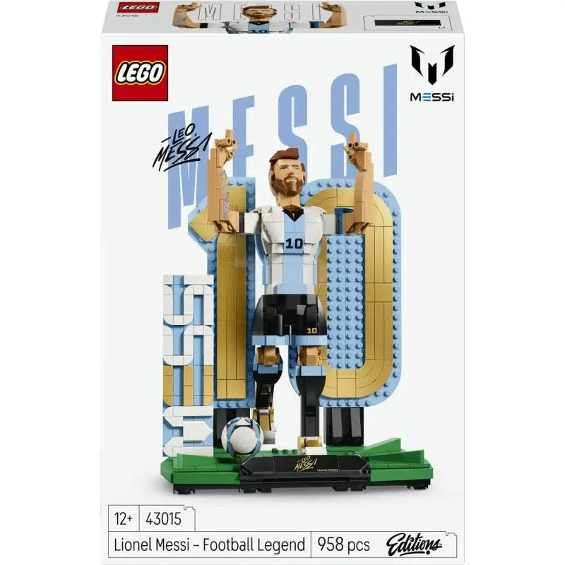 Lego Editions Lionel Messi 66818 Building Set Soccer Collectible Sports Décor