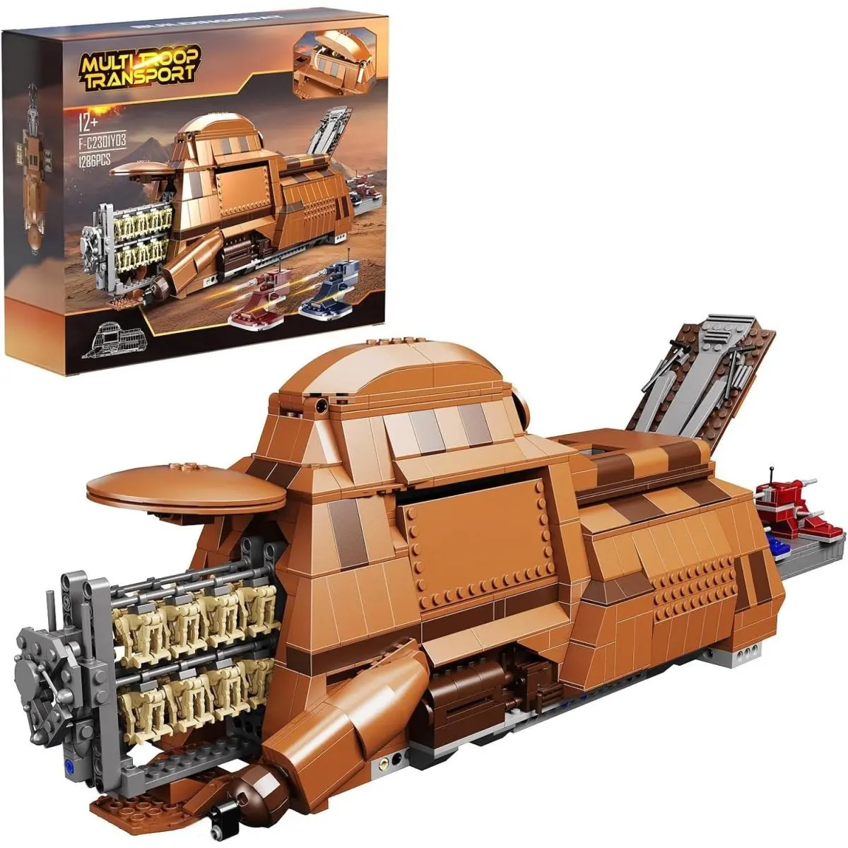 Battle Trade Federation Droid Ship Troop Transport: 1286-Piece Building Kit