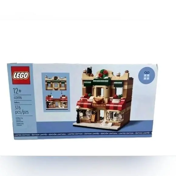 Lego 40696 Bakery Limited Edition Gwp Set 376 Pieces - Cream
