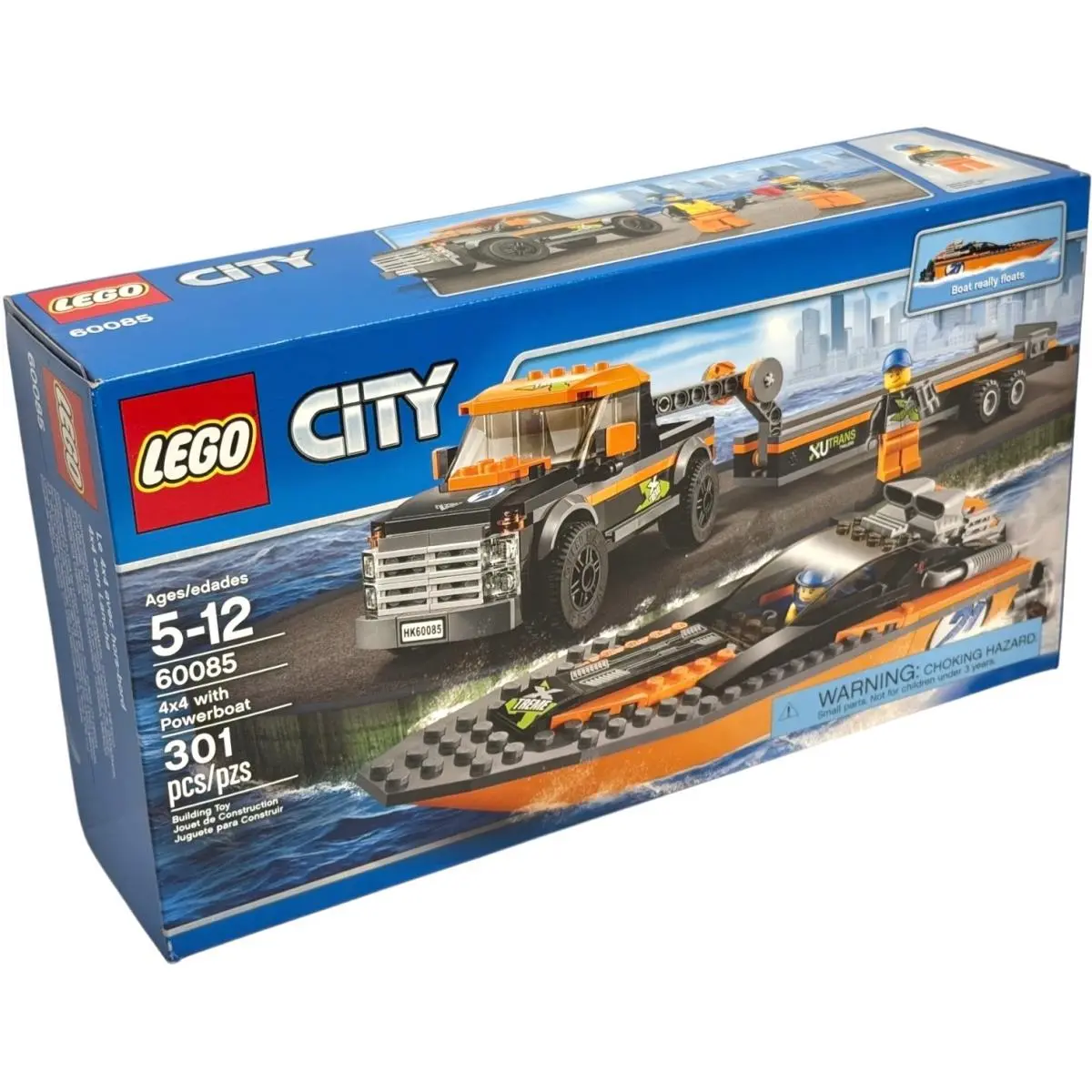 Lego City: 4x4 with Powerboat 60085