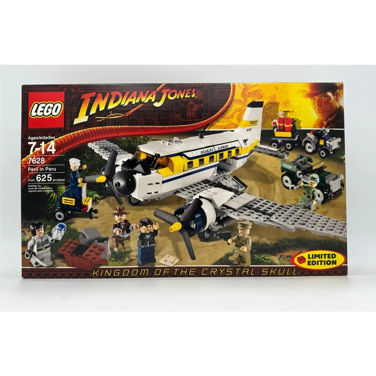 Lego 7628 Indiana Jones Peril in Peru Limited Edition 2008 Factory-sealed