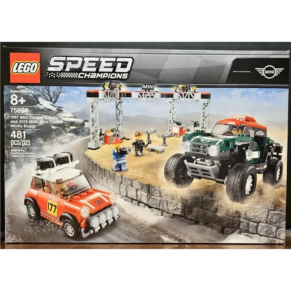 Lego Speed Champs 1967 Mini Cooper S Rally 2018 Mini John Cooper Buggy