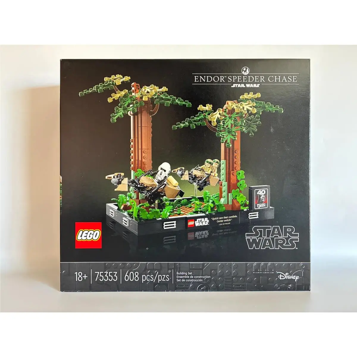 Lego Star Wars The Return of The Jedi Endor Speeder Chase Diorama 75353 Nisb