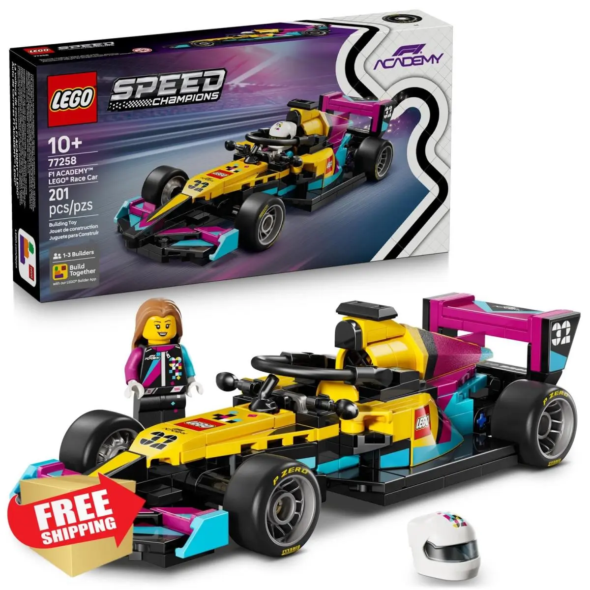 Lego Speed Champions F1 Academy Car Set 77258