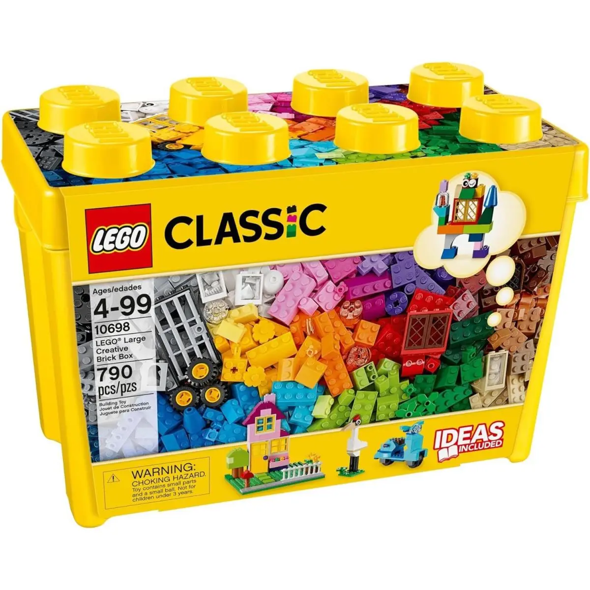 Lego Brick Box Large Classic Set 10698 Storage Box 790 Pieces Ages 4-99 Years