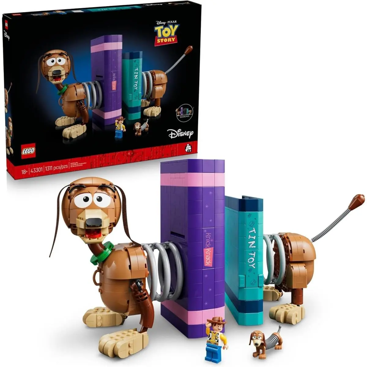 Lego Disney and Pixar Toy Story Slinky Dog Bookends