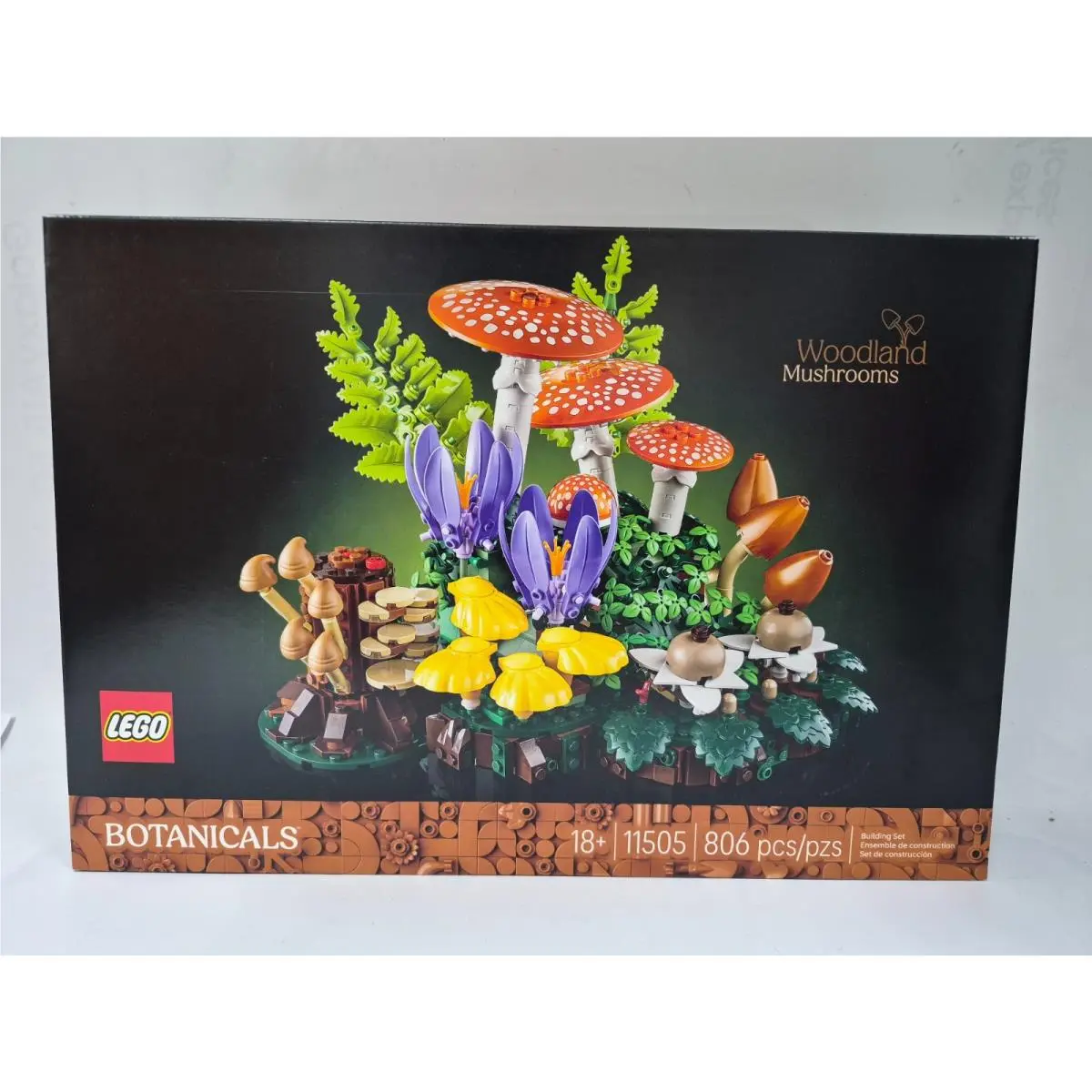 Lego® Botanicals: Woodland Mushrooms 11505 806 Pcs