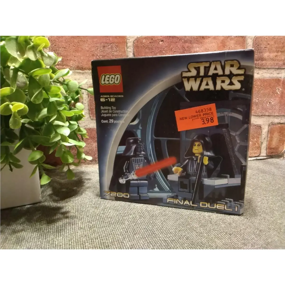 Vtg 2002 Lego Star Wars 7200 Final Duel Set
