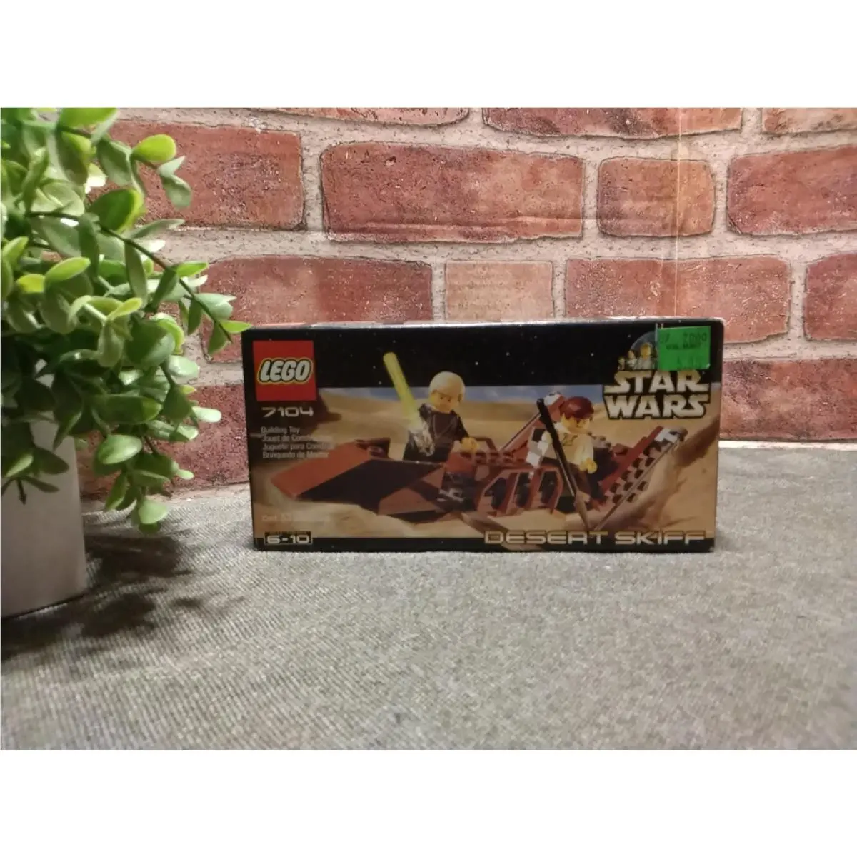Vtg 2000 Lego Star Wars 7104 Desert Skiff Box