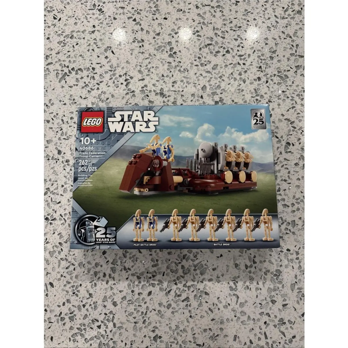 Lego Star Wars 25 Years 40686 Trade Federation Troop Carrier 10+
