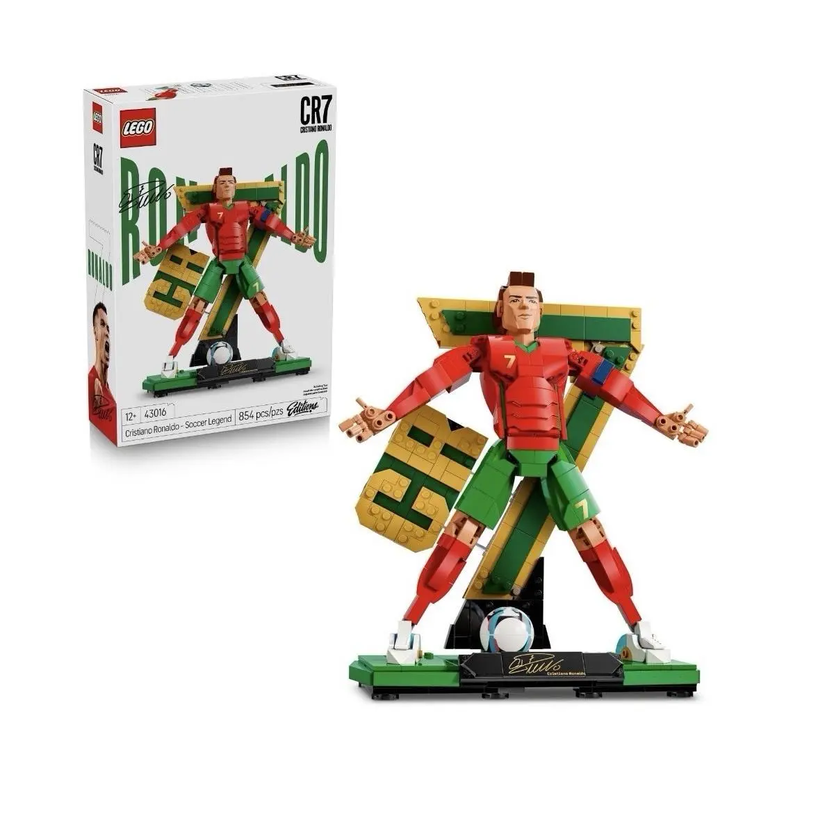 Lego Editions – Cristiano Ronaldo: Soccer Legend 43016 854 Pieces