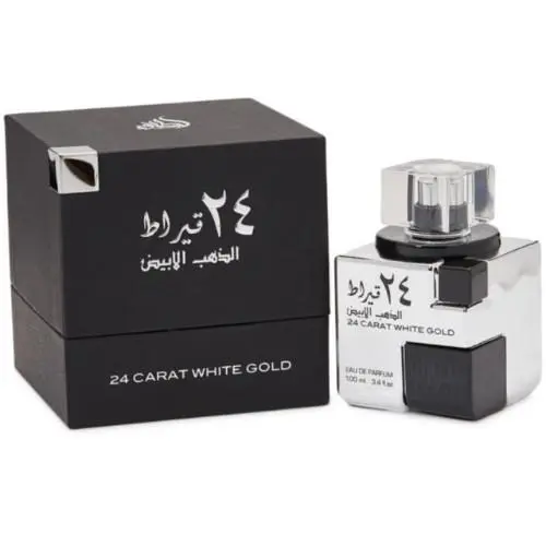 24 Carat White Gold Eau De Parfum by Lattafa