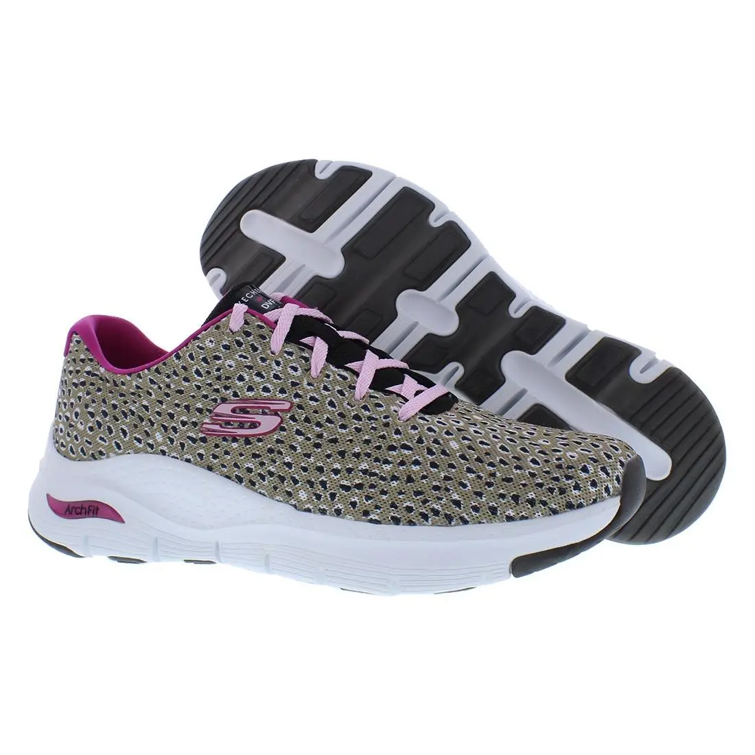 Skechers shoes - Natural/Black, Main: Brown 1