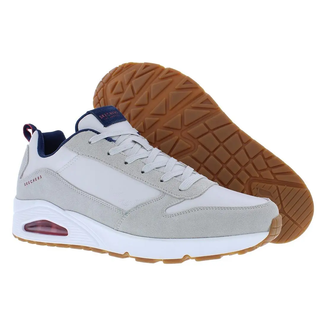 Uno Stacre Mens Shoes Size 12 Color: White by Skechers