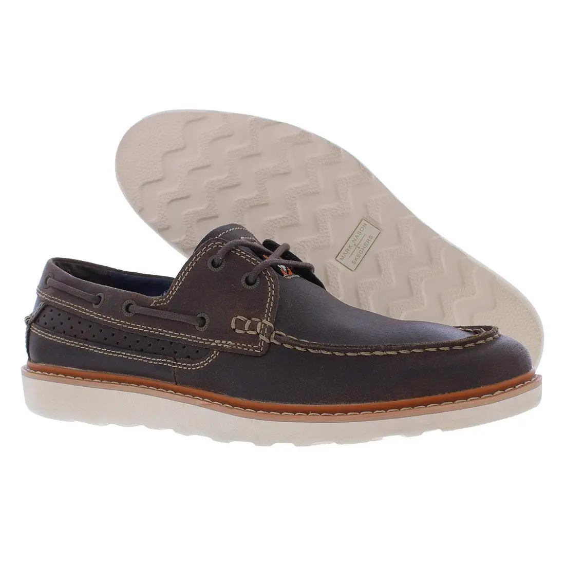 Rover Mens Shoes Size 8 Color: Dark Brown by Skechers