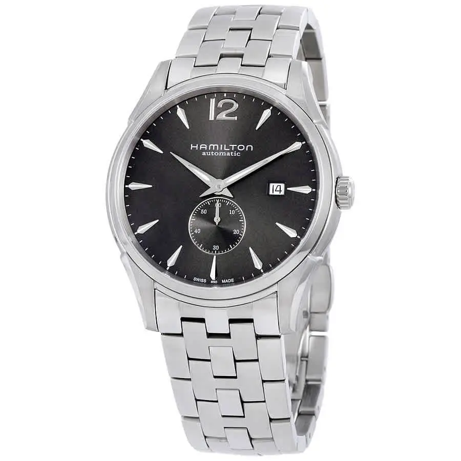 Jazzmaster Automatic Black Dial Men`s Watch H38655185 by Hamilton