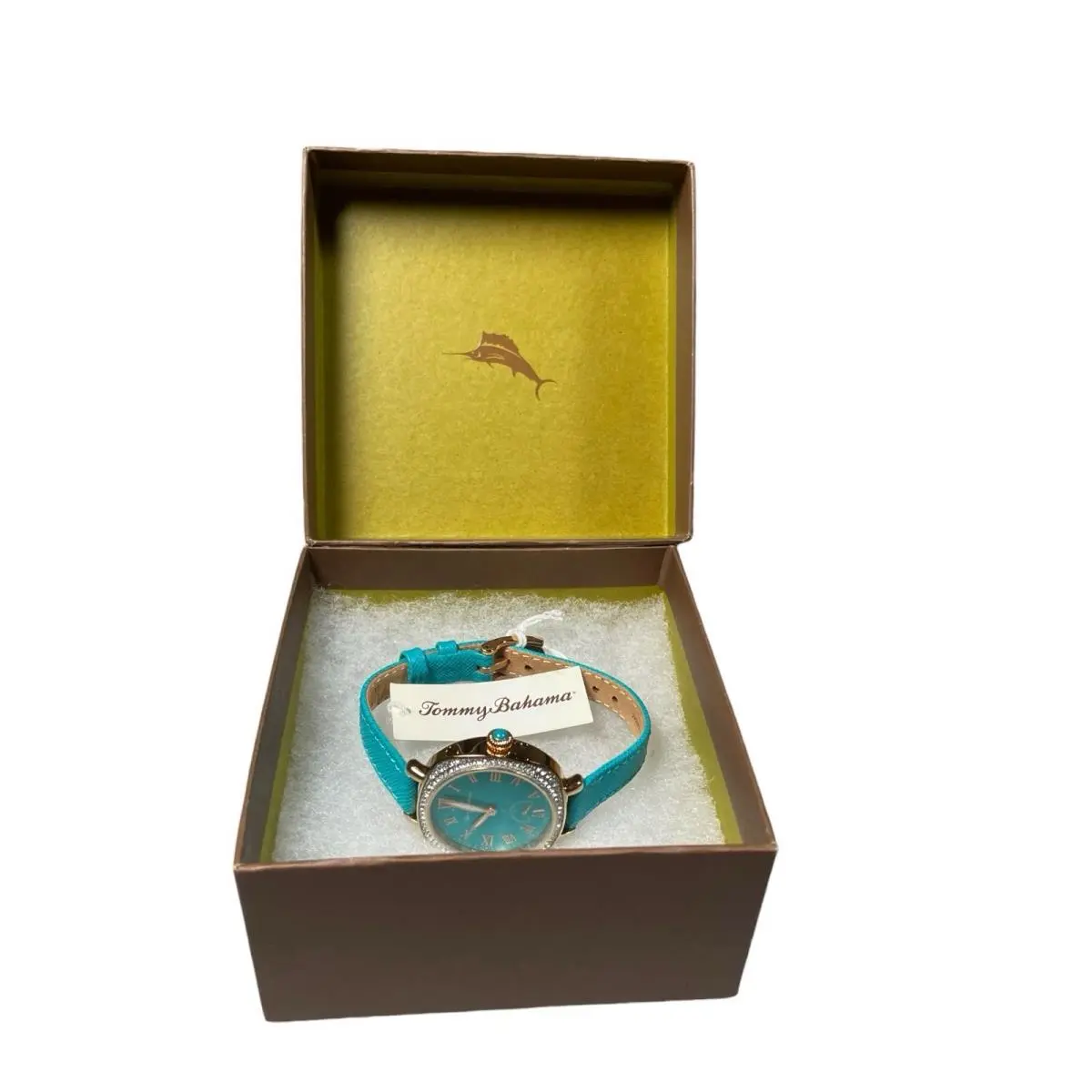 Women’s Tommy Bahama Leather Watch Turquoise Colored