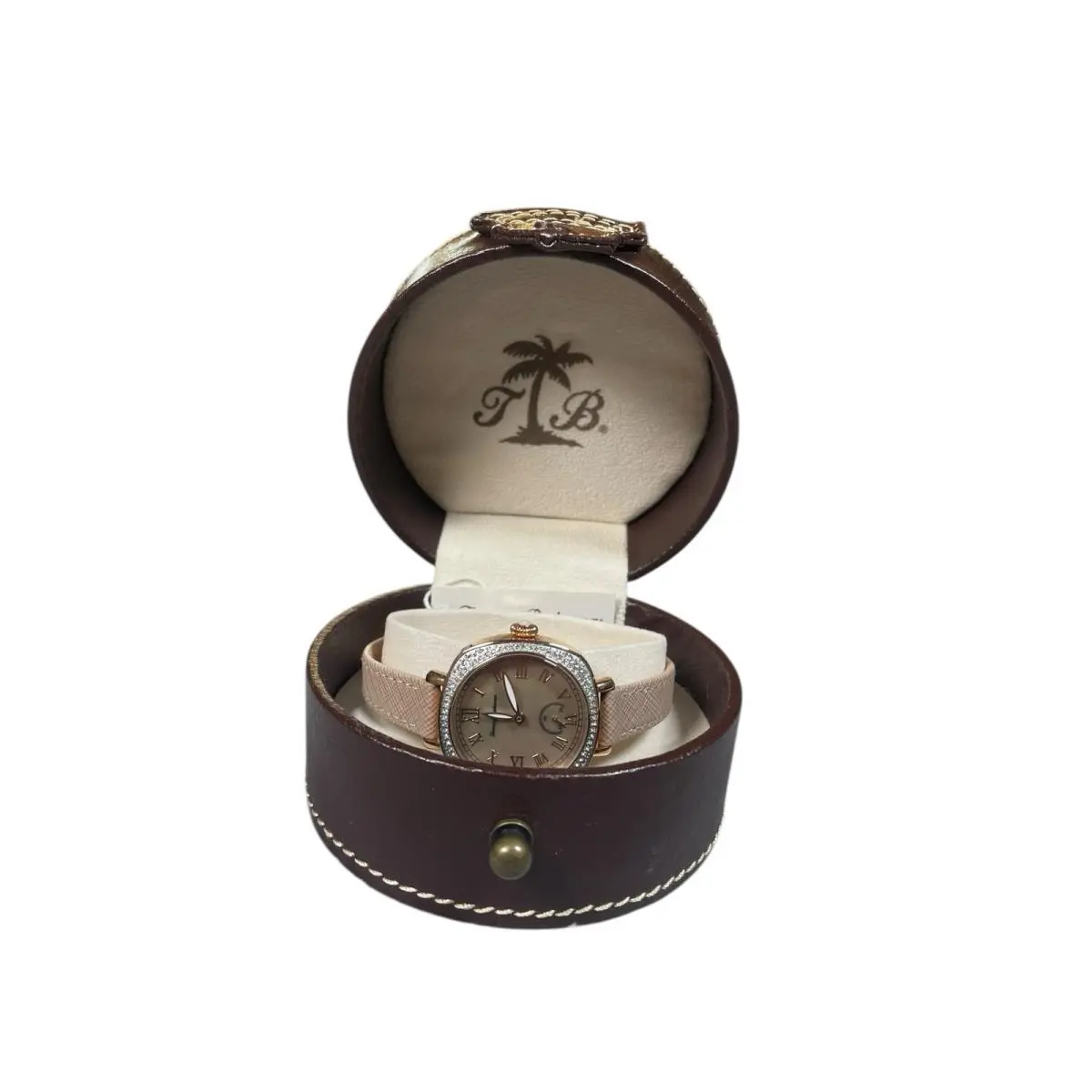 Women’s Tommy Bahama Leather Watch Tan Colored Strap