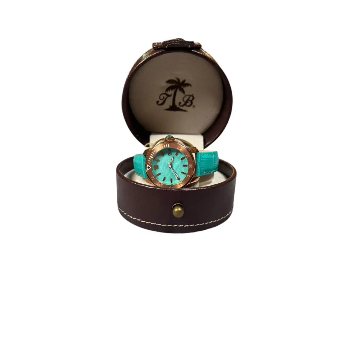 Women’s Tommy Bahama Laguna Watch Rose Gold and Turquoise Color
