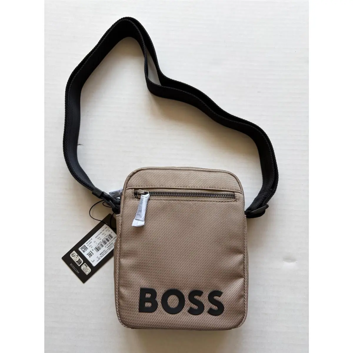 Hugo Boss Catch Crossbody Bag in Beige