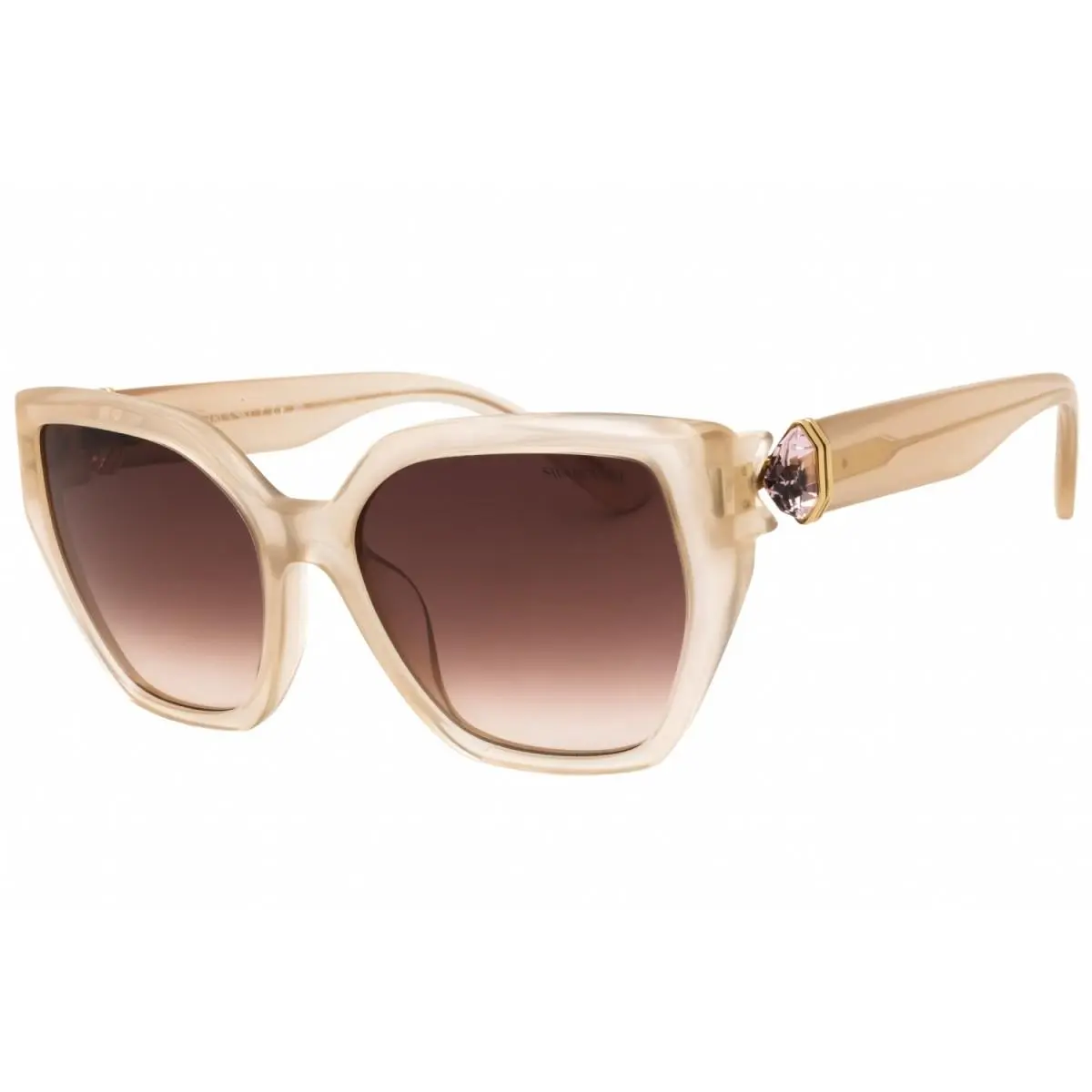 SK6044U 103413 Milky Beige/brown Gradient 56-18-130 Sunglasses by Swarovski