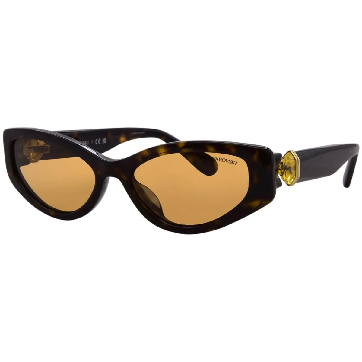 SK6045U 100273 Sunglasses Women`s Havana/bronze 55mm by Swarovski
