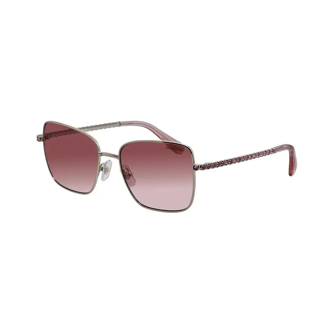 Women`s Sk7015 56Mm Sunglasses Women`s Gold by Swarovski