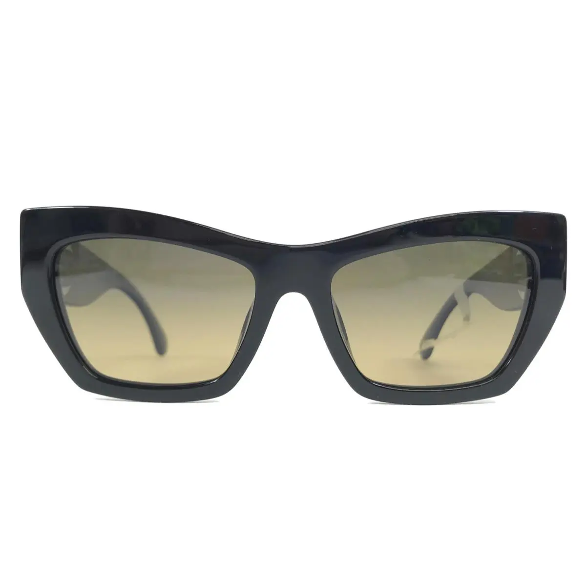 Chanel Sunglasses 5527-A c.501/W1 Black Asian Fit Frames w/ Gray Brown Gradient
