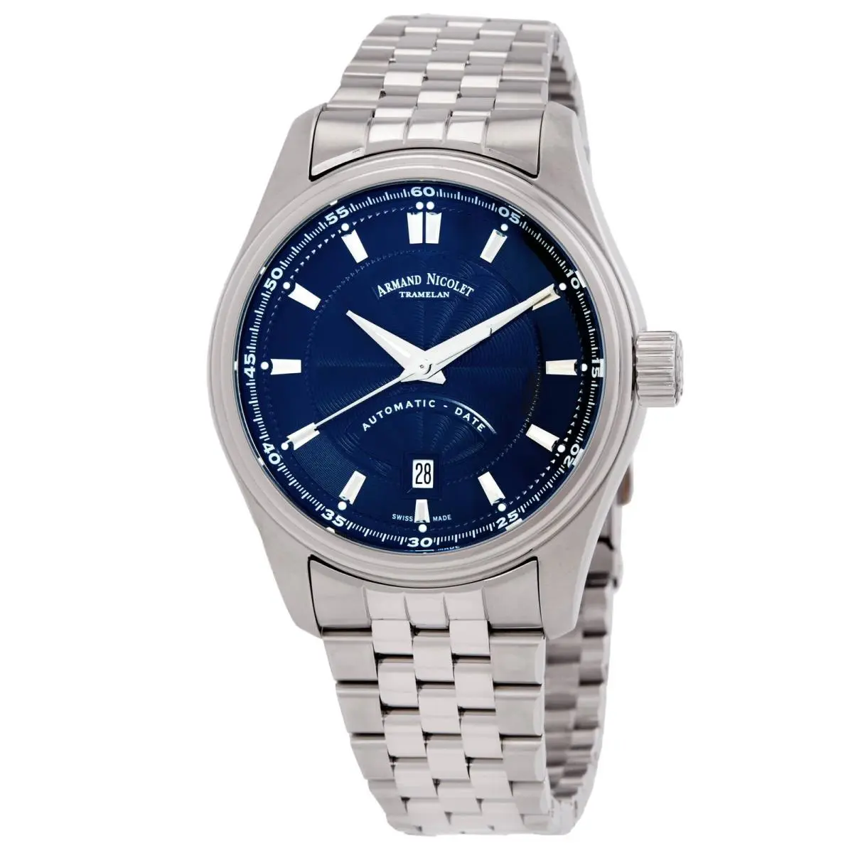 Armand Nicolet MH2 Automatic Blue Dial Men`s Watch A640A-BU-BMA22640A