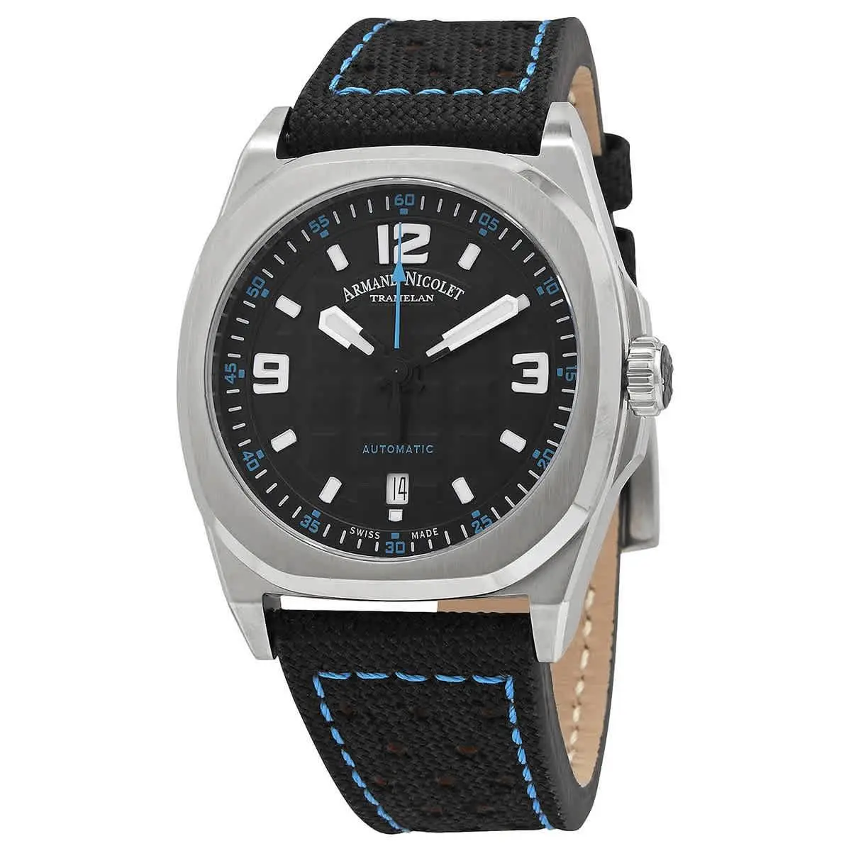 JH9 Date Automatic Black Dial Men`s Watch A660HAA-NZ-P0668NZ8 by Armand Nicolet