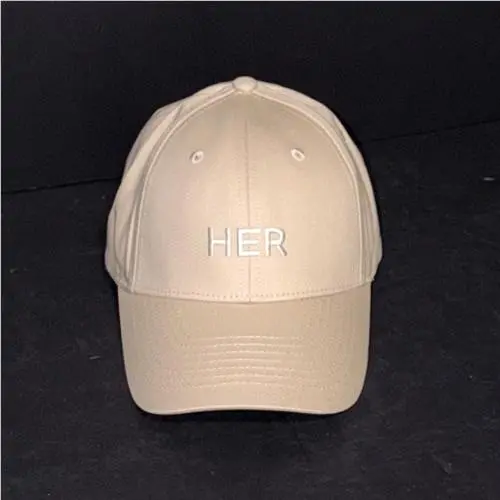 Burberry Her Light Pink Baseball Cap Hat Women`s One Size Adjustable in Bag
