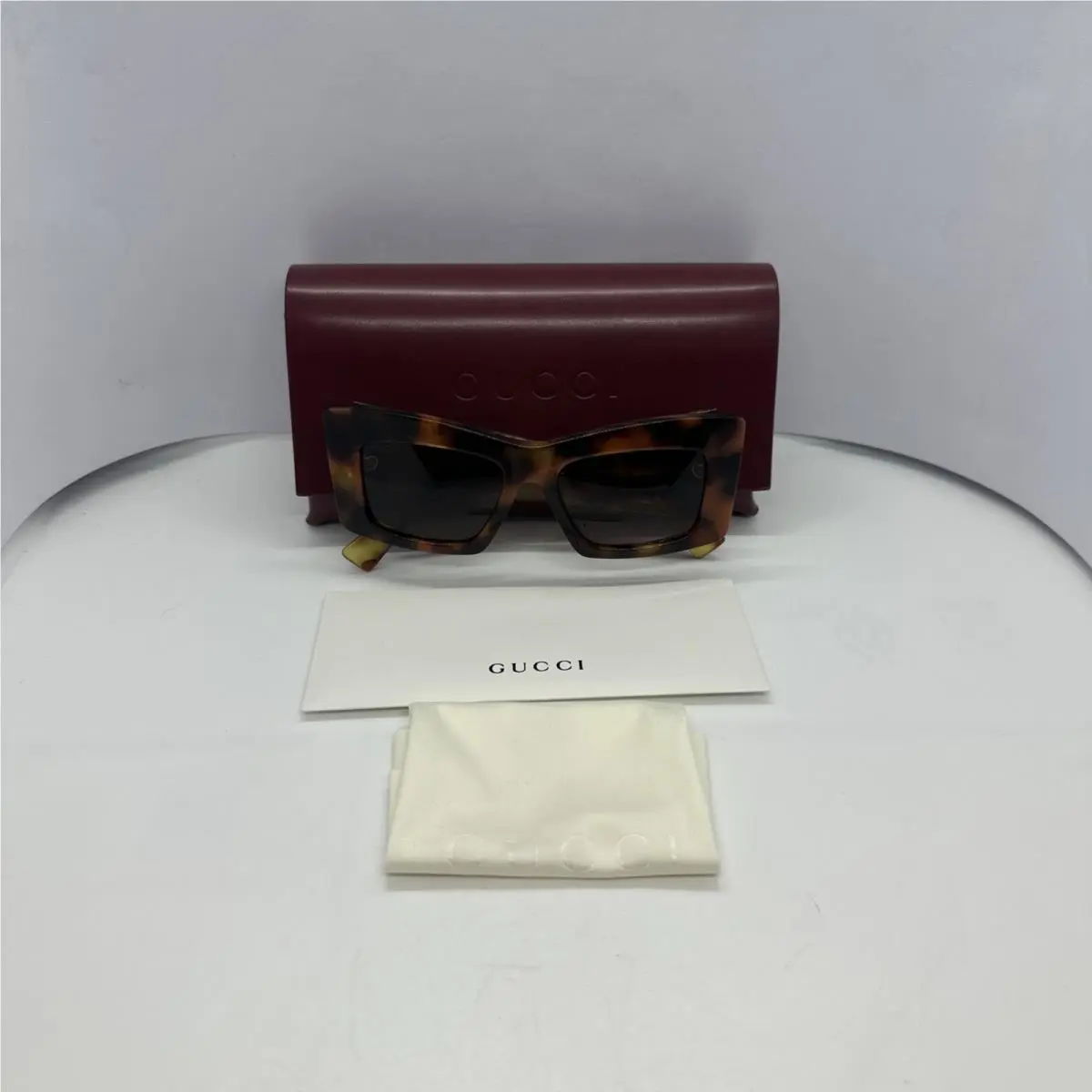 Gucci GG1842S Light Brown Square Frame Sunglasses