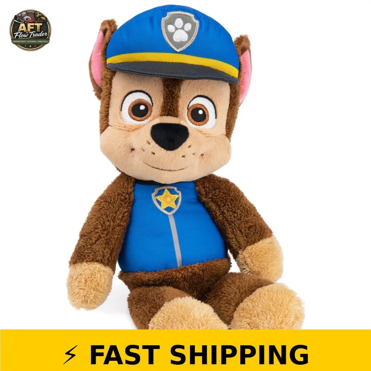 Gund Paw Patrol Chase 13” Plush Toy - Soft Stuffed Animal