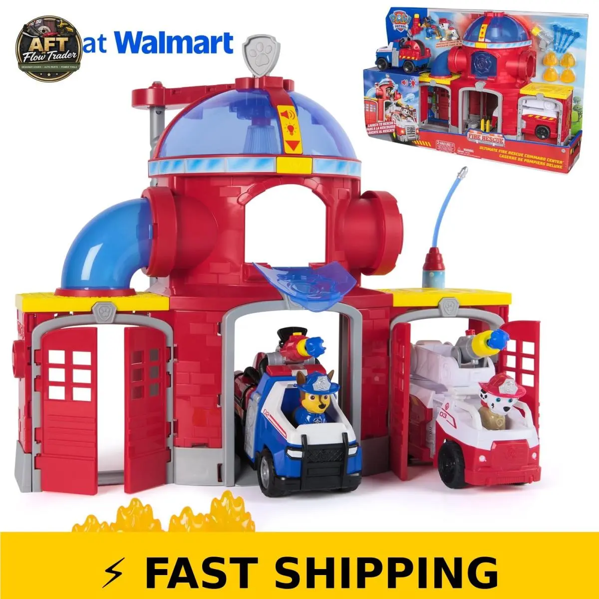 Paw Patrol Fire Rescue Ultimate Command Center For Kids 3 and Up