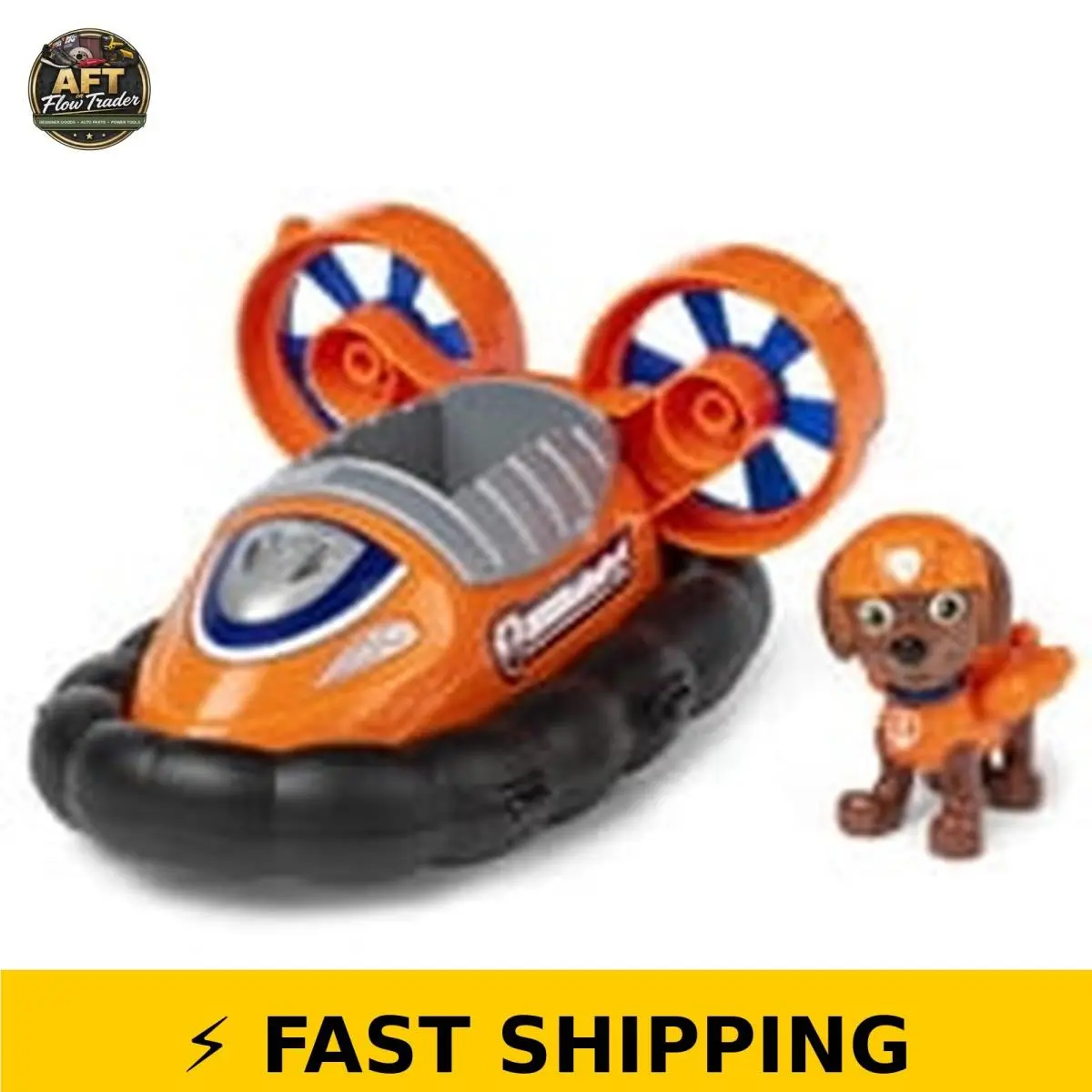 Paw Patrol Zuma`s Hovercraft Vehicle with Figure For Kids 3+