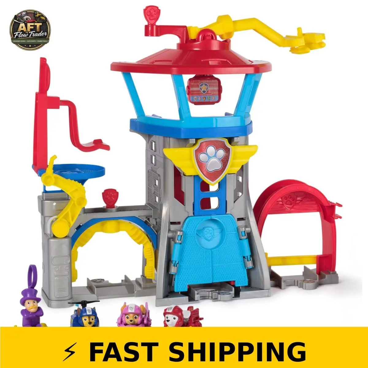 Paw Patrol Air Rescue Pup Squad Airport Playset with Vehicles
