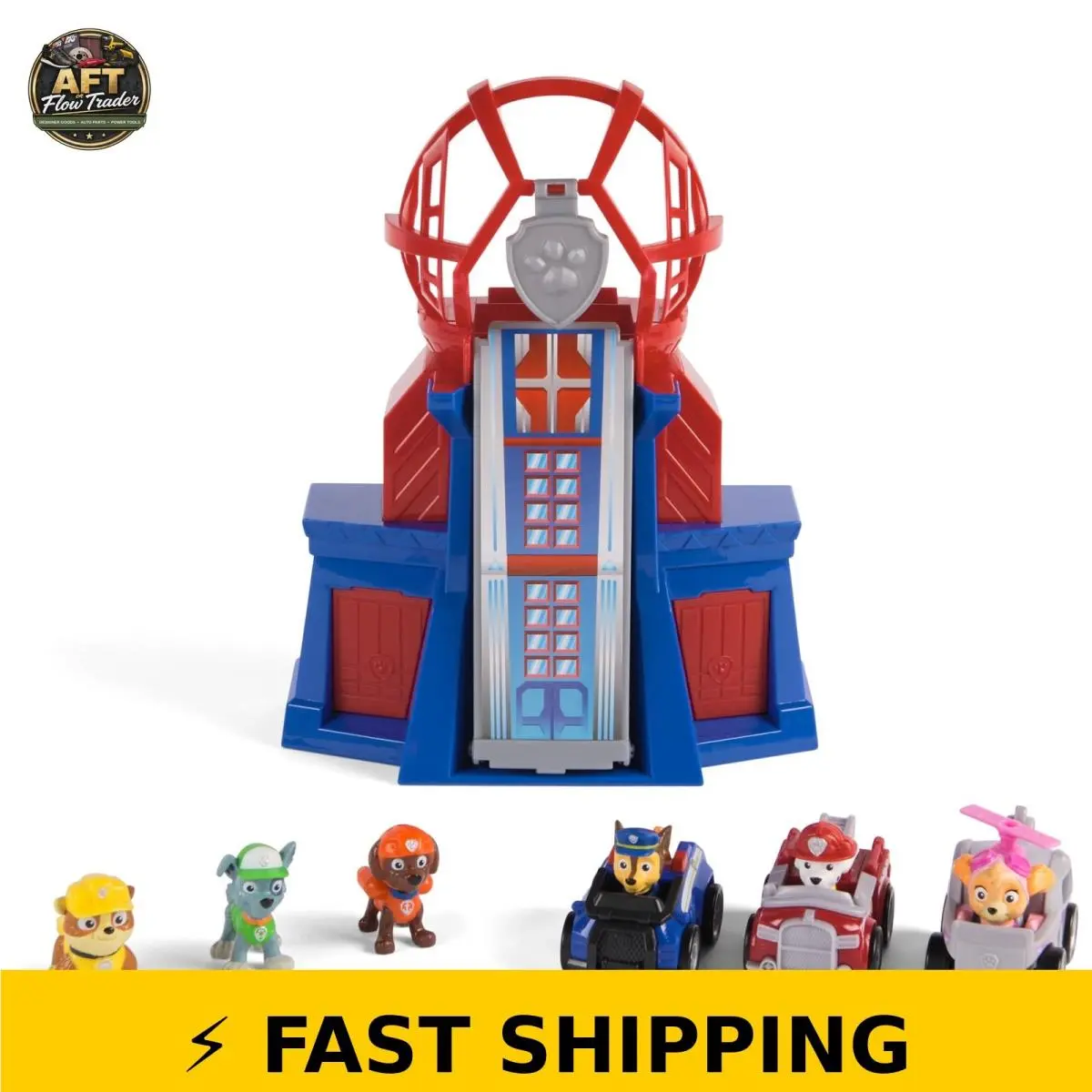 Paw Patrol Mini Lookout Tower Playset with 3 Cars Figures